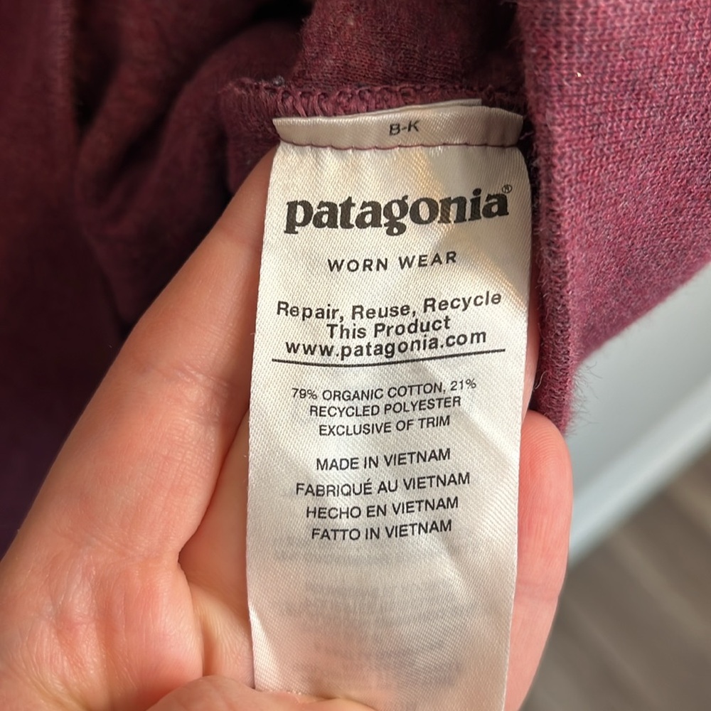 Patagonia Quilted Women’s Snap-T Collared Pullover Purple Size S - Picture 5 of 6